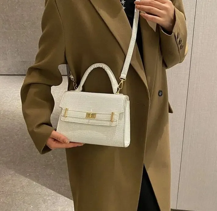 Hermes Style Textured Handbags/Sling Bags