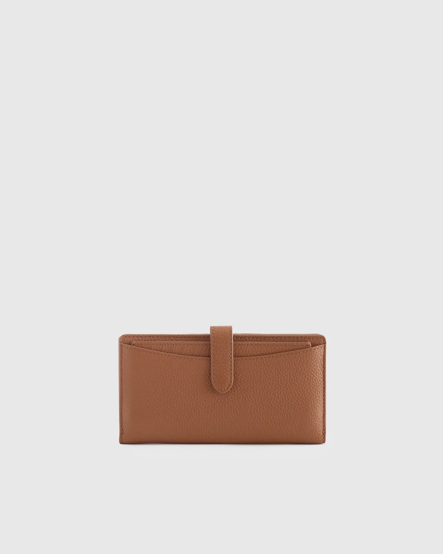 Italian Pebbled Leather Bifold 2-in-1 Wallet
