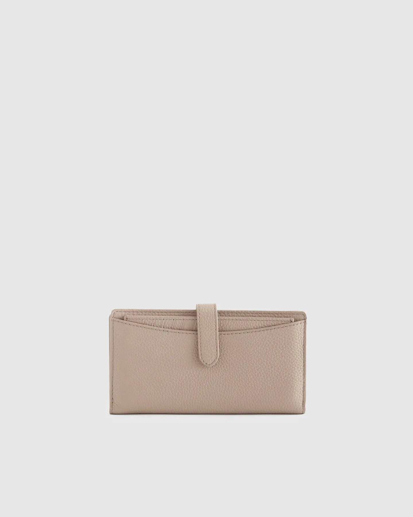 Italian Pebbled Leather Bifold 2-in-1 Wallet
