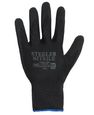 JB's Steeler Sandy Nitrile Gloves (12 pk) 8R030