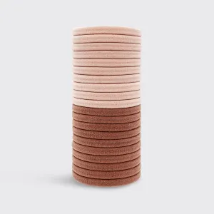 Kitsch Eco-Friendly Nylon Elastics 20pc set - Blush