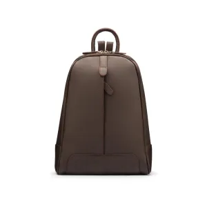 Ladies Leather Backpack - Brown