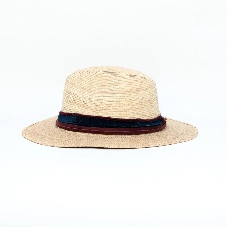 Light Palm Fedora - Palm Straw Hat