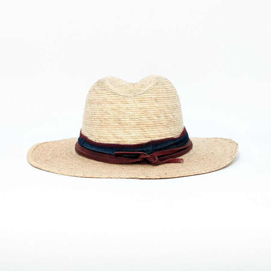 Light Palm Fedora - Palm Straw Hat