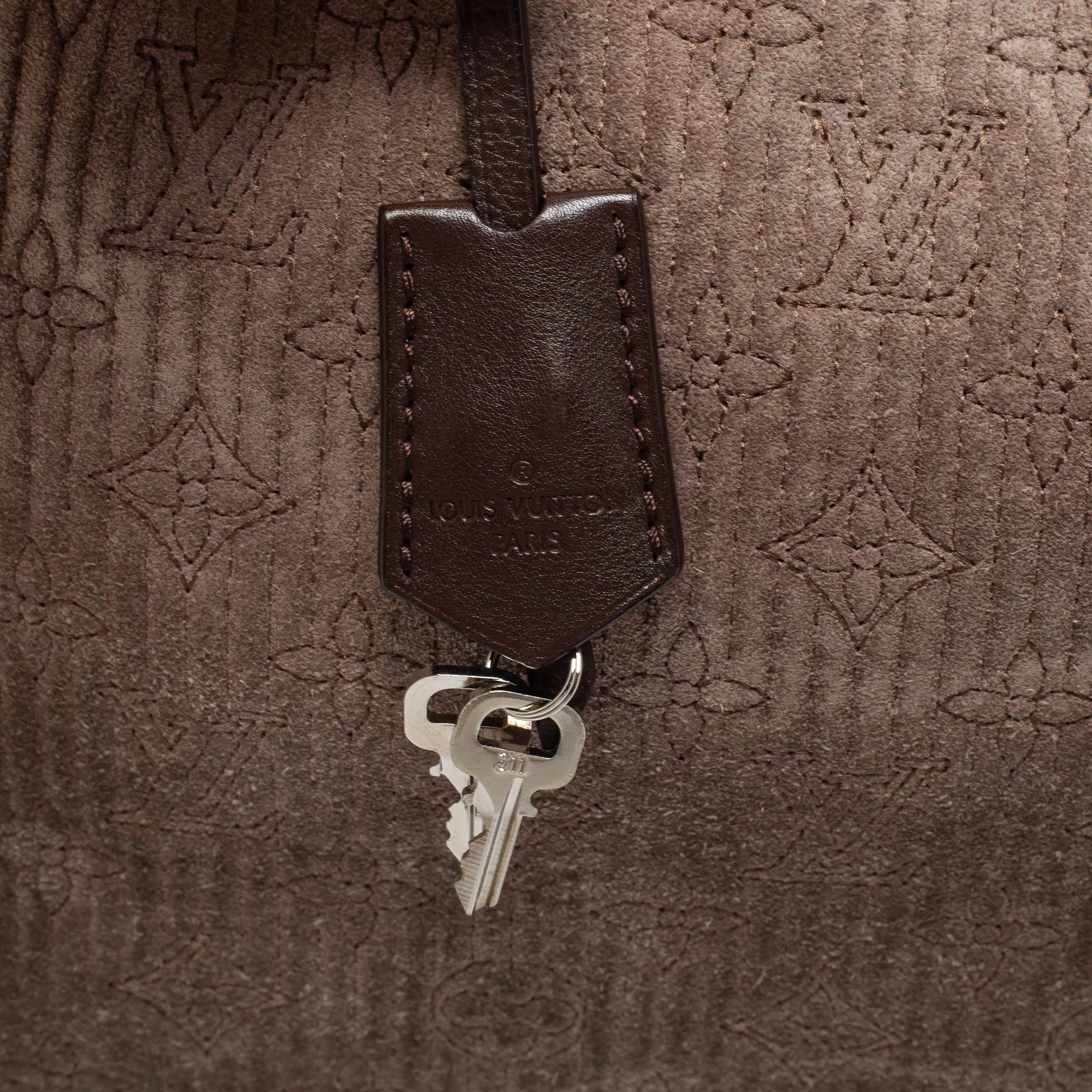 Louis Vuitton Brown Monogram Antheia Suede Ixia PM Bag