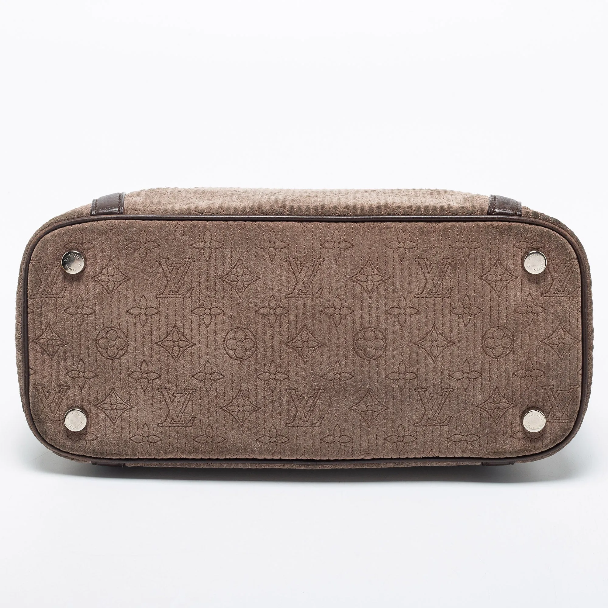 Louis Vuitton Brown Monogram Antheia Suede Ixia PM Bag