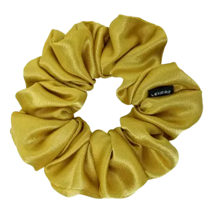 Luxury Gold Satin Silk Scrunchie
