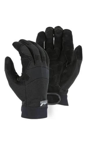 Majestic Gloves 2120 Night Hawk Padded Cowhide Palm Gloves (Dozen)