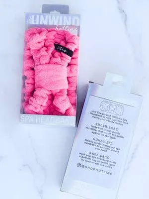 Microfiber Spa Headband: Light Pink