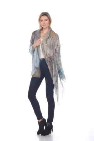 Misty Morning Abstract Scarf