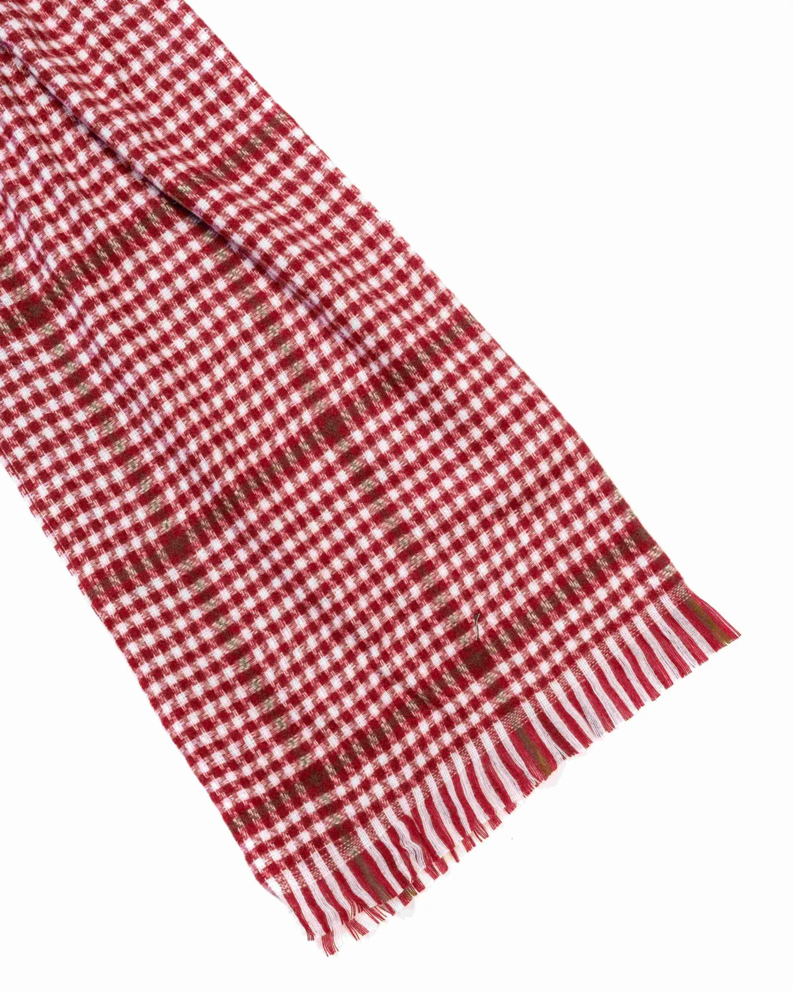 Mixed Patten Soft Tweed Scarves Red | RED
