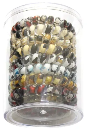 Multi-Color Swirl Spiral Hair Ties