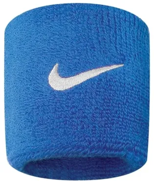 Nike Swoosh Wristbands 2 Pack Royal/White