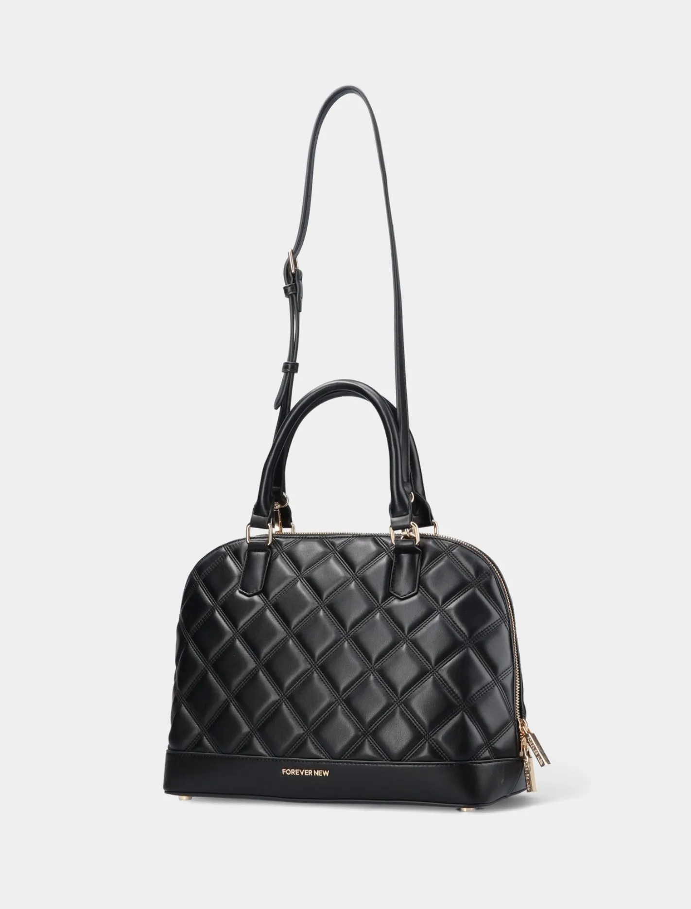 Polly Quilted Bowler Bag