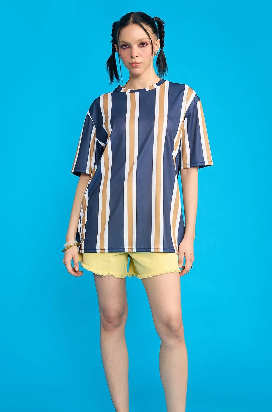 Printed Women's T-Shirt- Bands