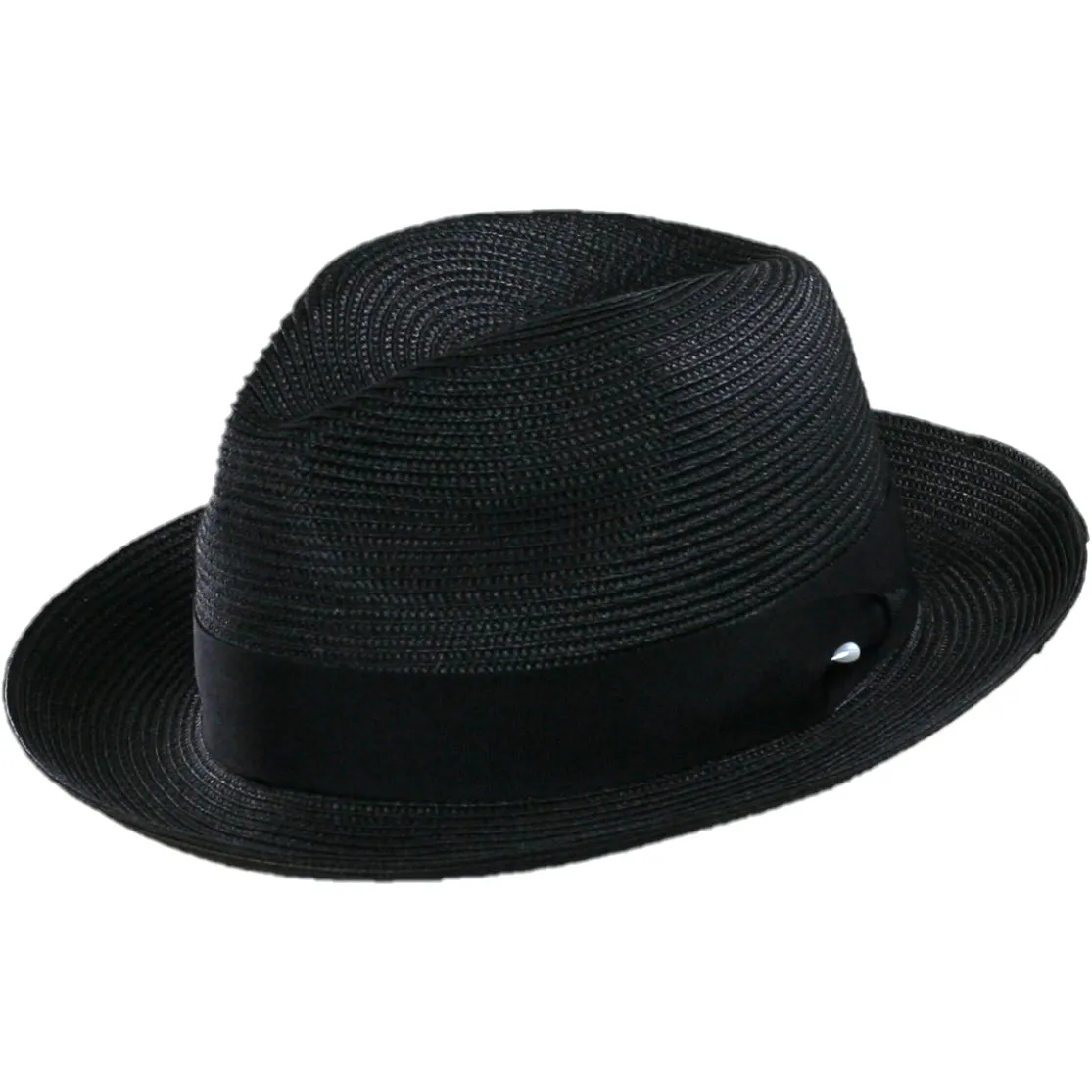 "The Mancino" Florentine Milan Straw Fedora by Levine Hats