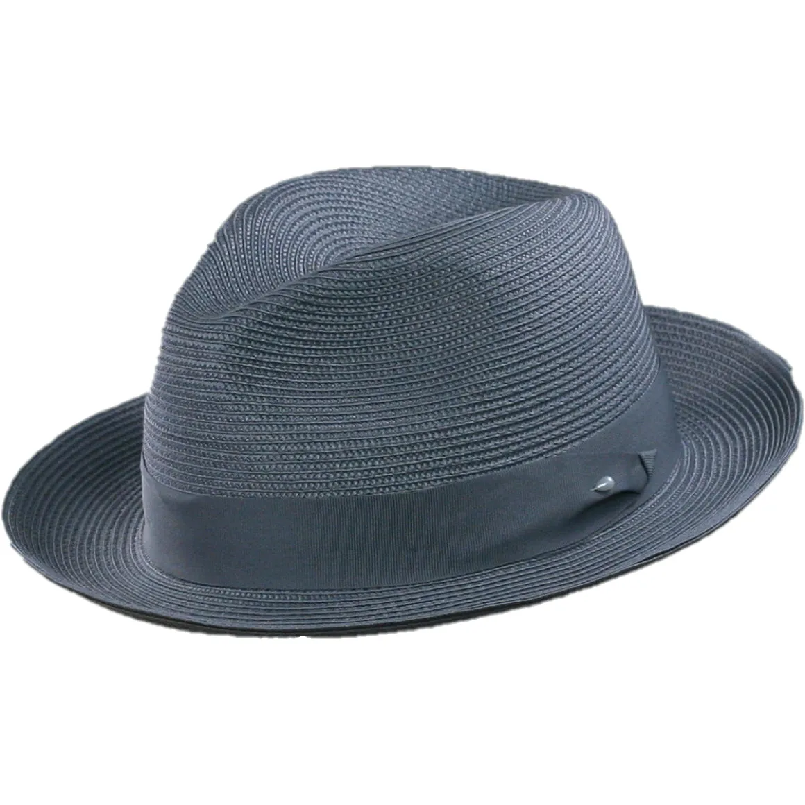 "The Mancino" Florentine Milan Straw Fedora by Levine Hats