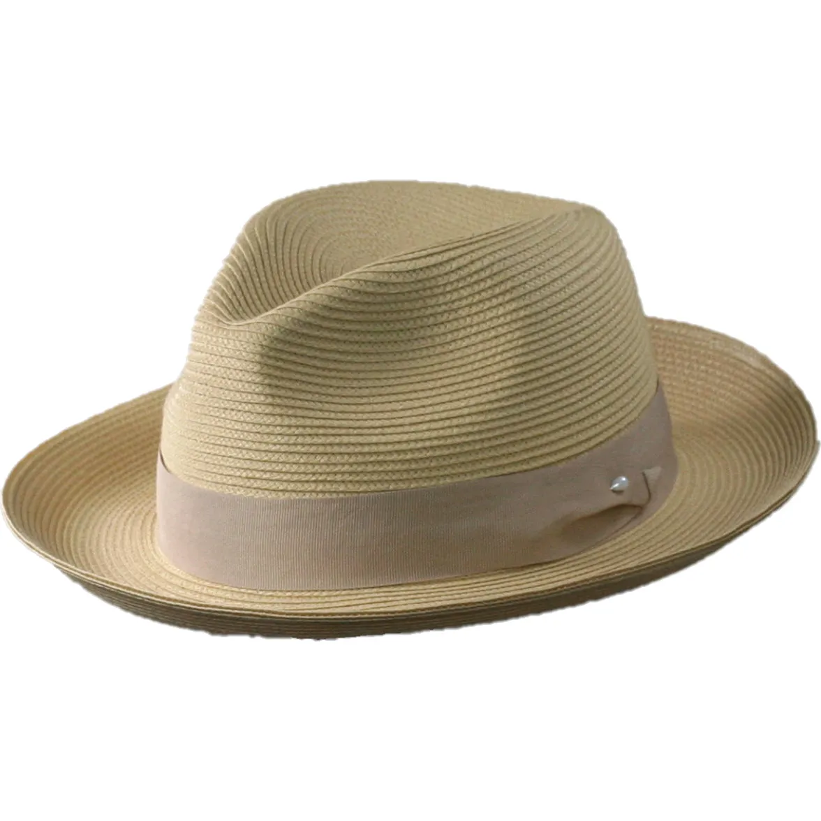 "The Mancino" Florentine Milan Straw Fedora by Levine Hats