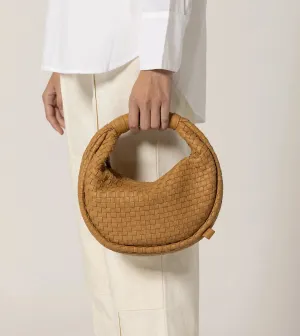 Santiago Mini Hobo Bag | Dark Tan