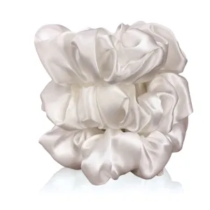 Silk Hair Ties - Ivory