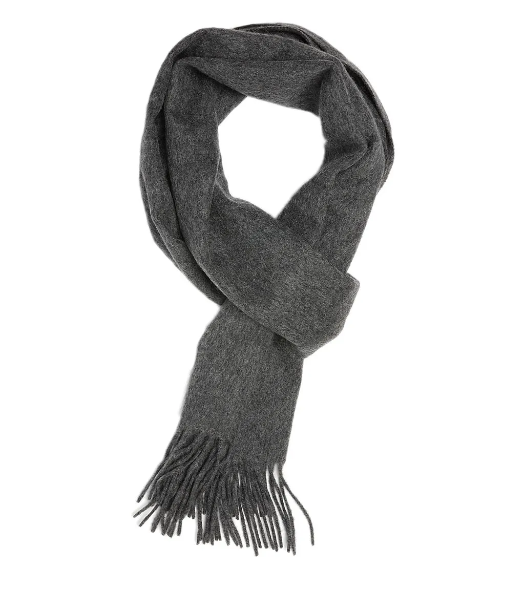 Slate Grey Cashmere Scarf