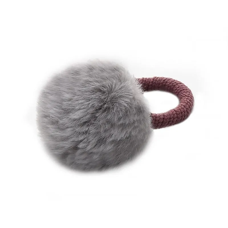 Soft and Fluffy Pompoms Hair Ties