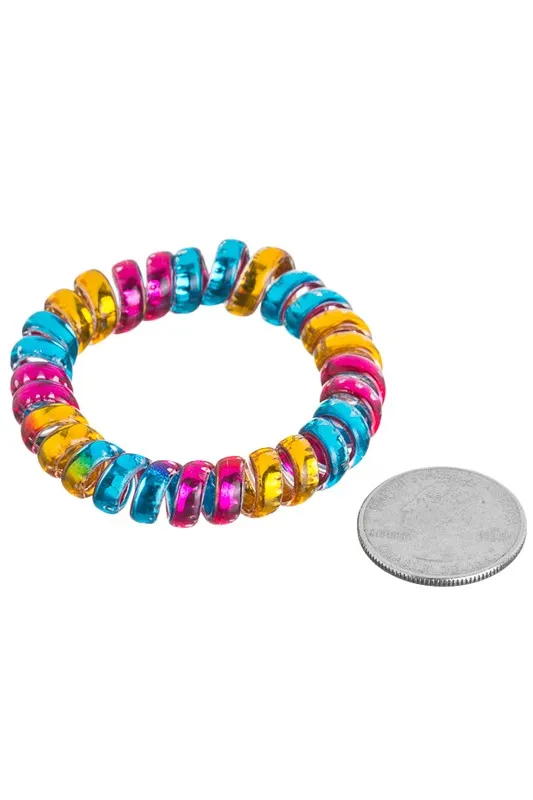 Spiral Hair Ties - Confetti