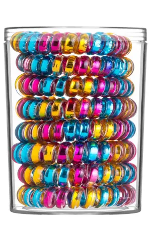 Spiral Hair Ties - Confetti