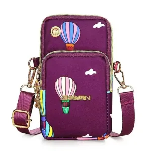 Stylish Multicoloured Nylon Handbags