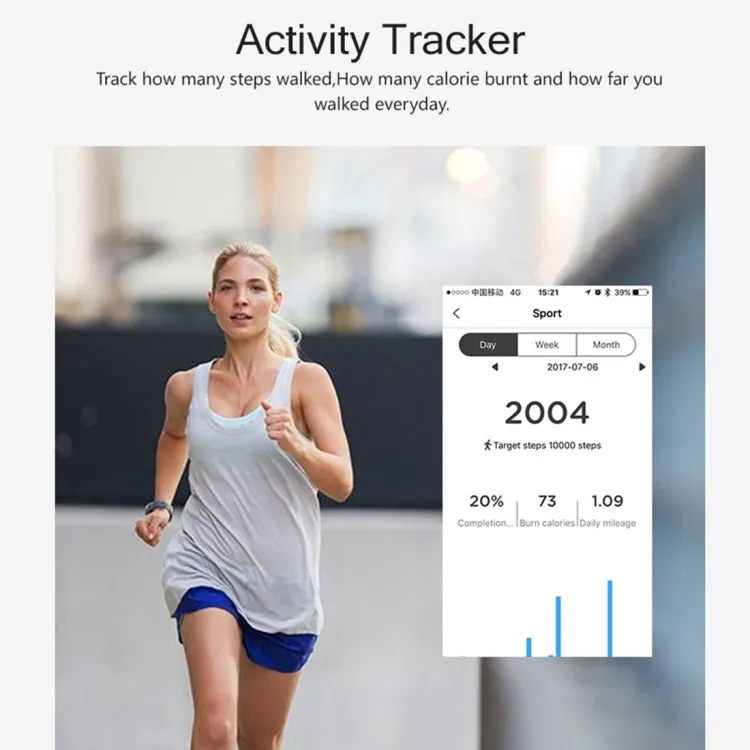TLW T6 Fitness Tracker 0.96 inch OLED Display Wristband Smart Bracelet, Support Sports Mode / ECG / Heart Rate Monitor / Blood Pressure / Sleep Monitor (Red)