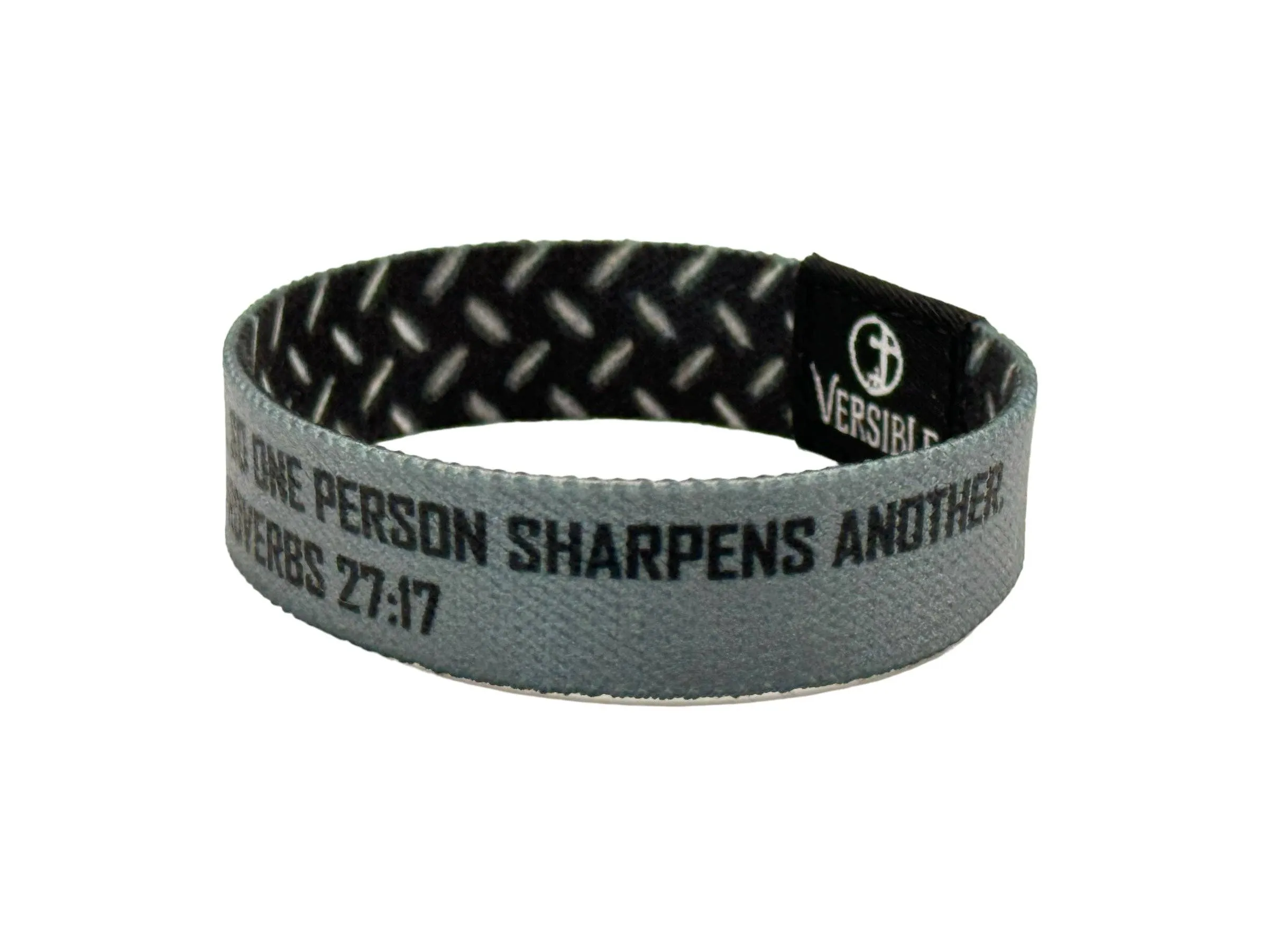 Versible Wristbands - Iron Sharpens Iron / Proverbs 27:17