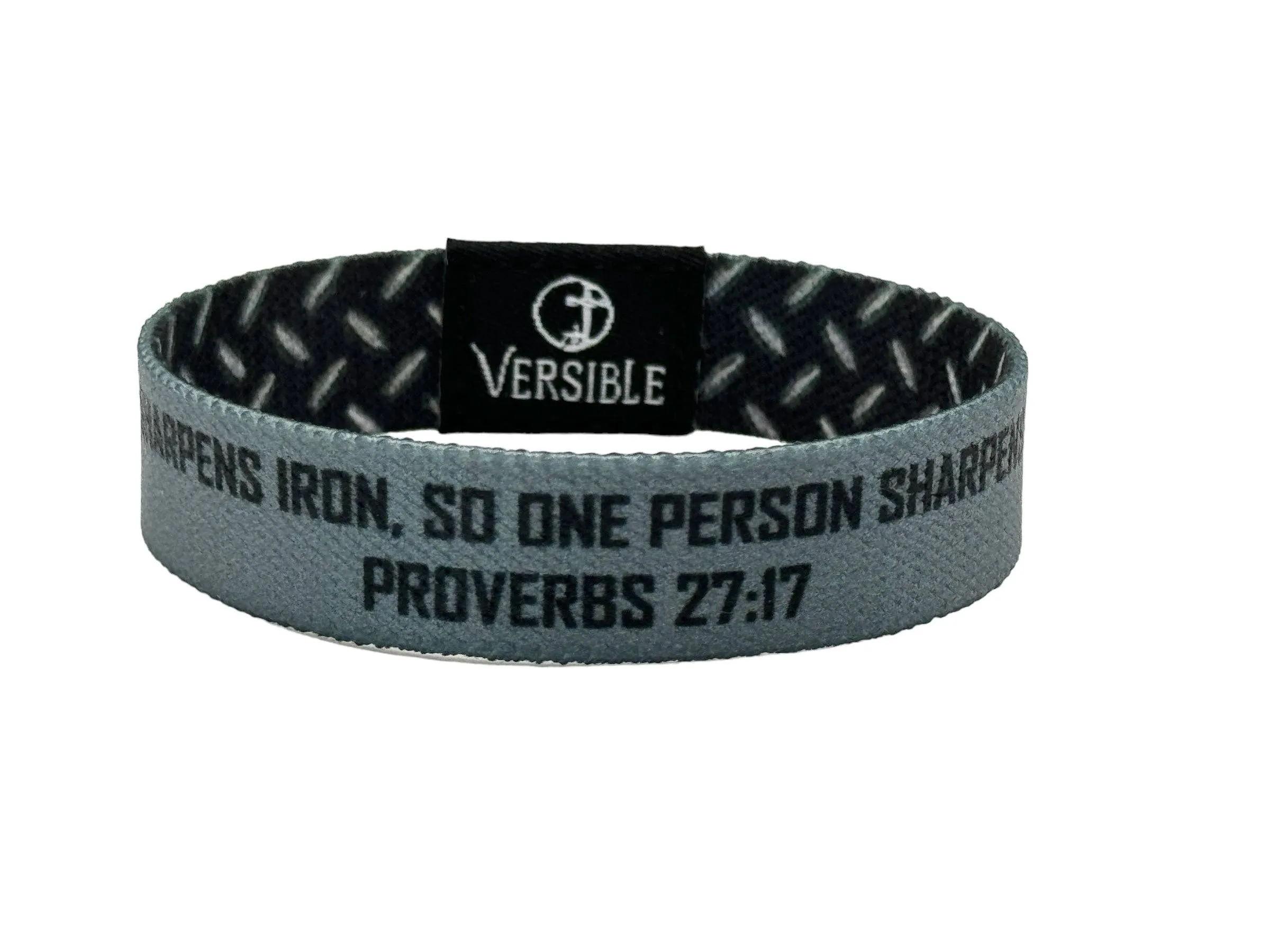 Versible Wristbands - Iron Sharpens Iron / Proverbs 27:17