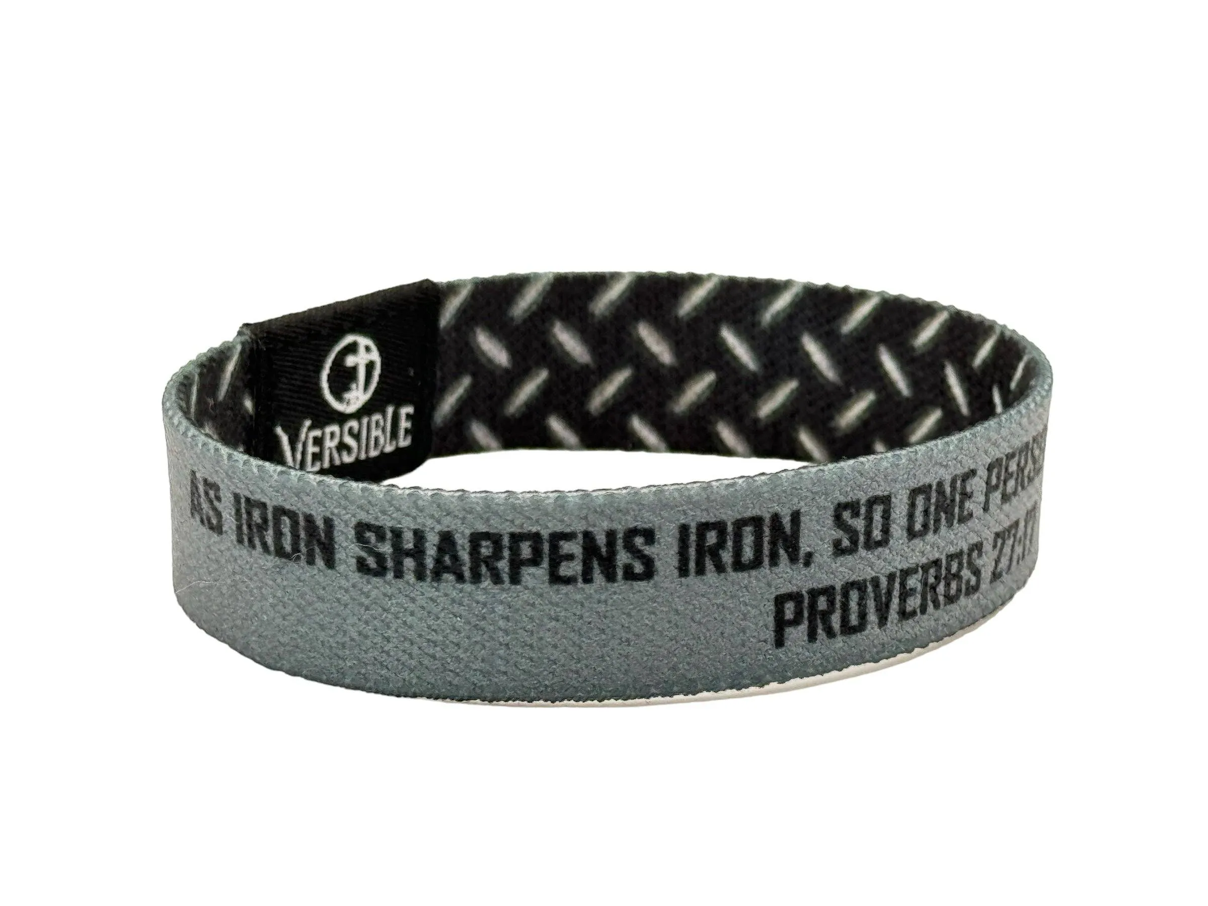 Versible Wristbands - Iron Sharpens Iron / Proverbs 27:17