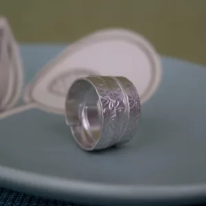 Watercolour Flora Ribbon Ring