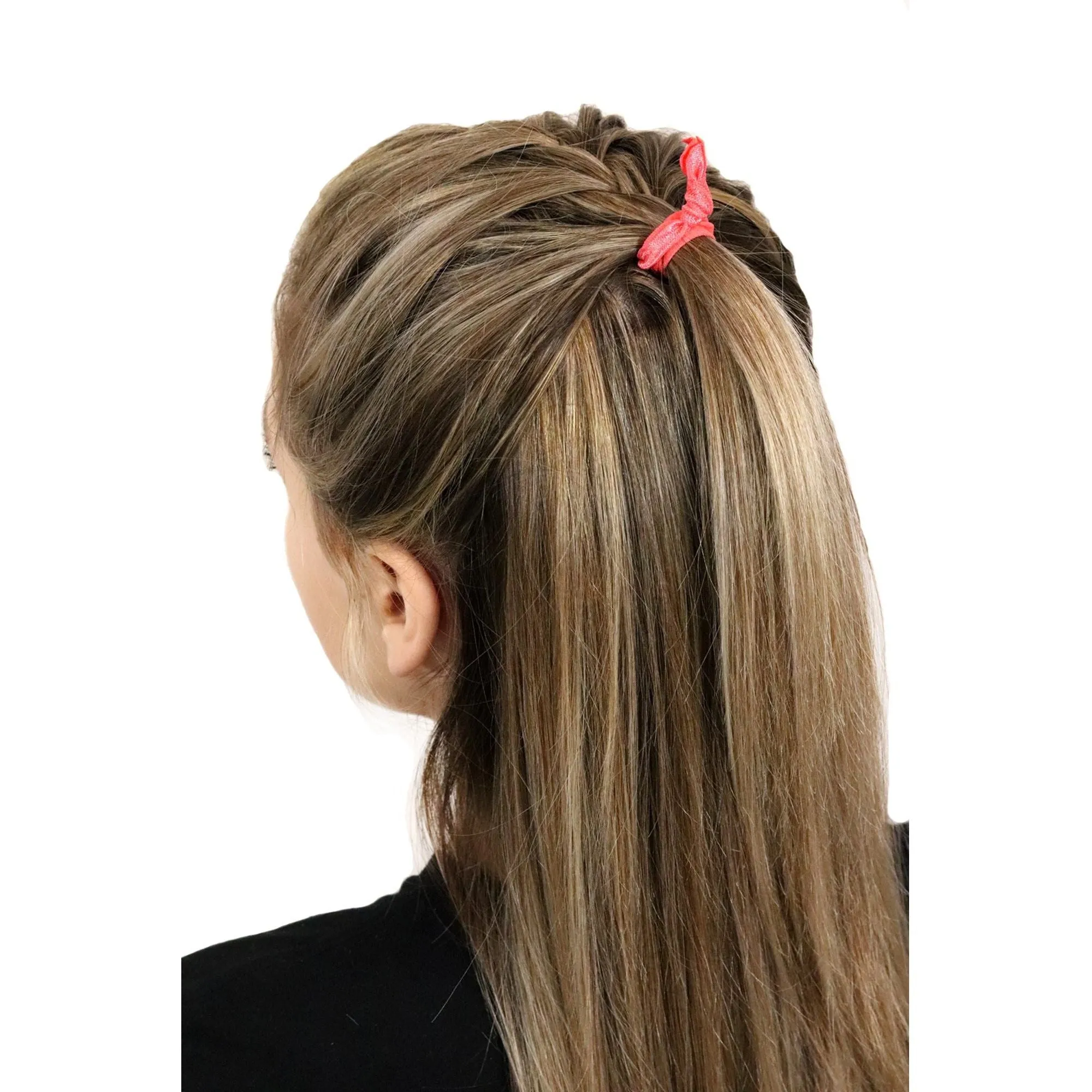White Ribbon Hair Ties - 5 Pack